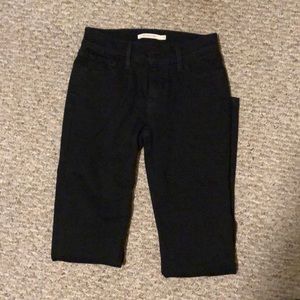 Levis 710 black jeans